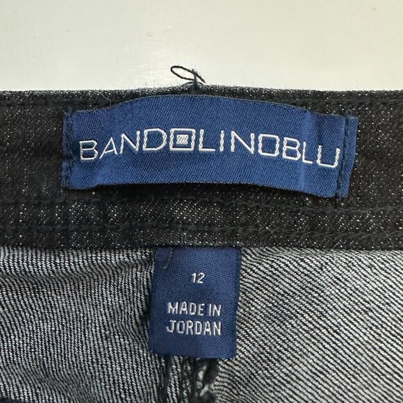 BandolinoBlu Straight Leg Women's size 12 Black Denim Jeans - Picture 3 of 4